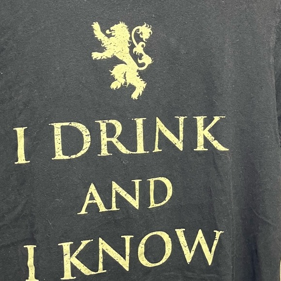 Games of Thrones I Drink And I Know Things T-shirt XL - Picture 4 of 4